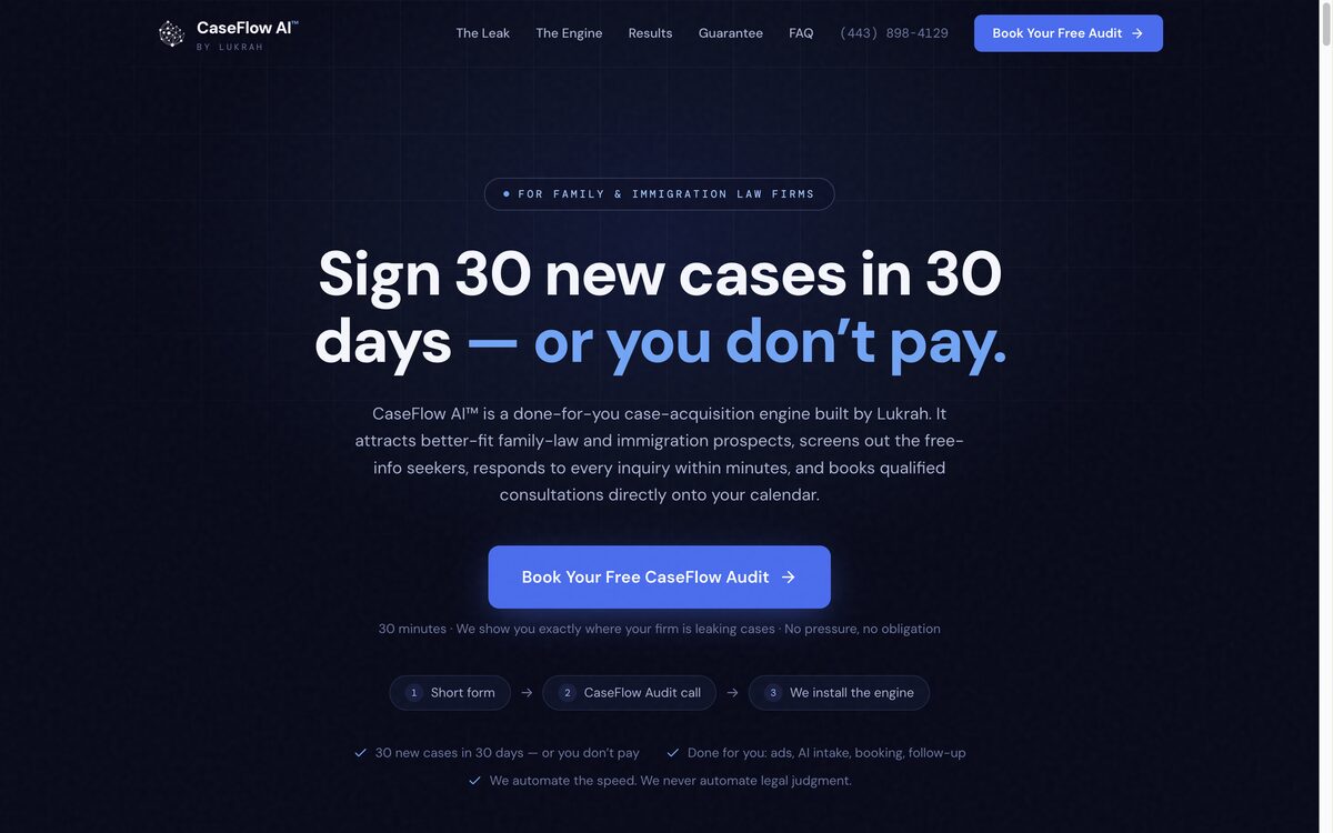 The Lukrah Lawyers homepage